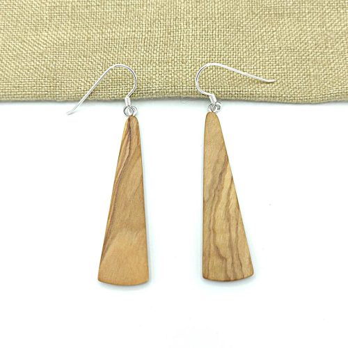 boucles d'oreilles en olivier
