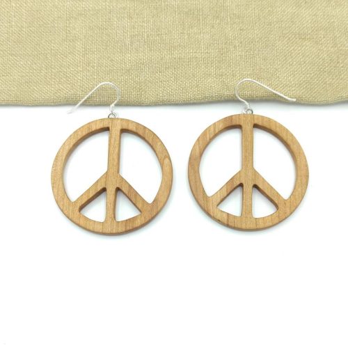 peace and love en merisier